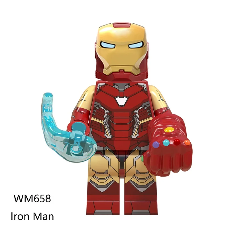 Фигурки Legoed Avengers 4 Endgame Marvel Железный человек танос Infinity Gauntlet модель строительных