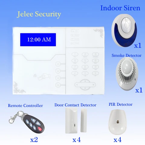 Бесплатная Доставка Беспроводной Интеллектуальная система GSM Сигнализации TCP/IP