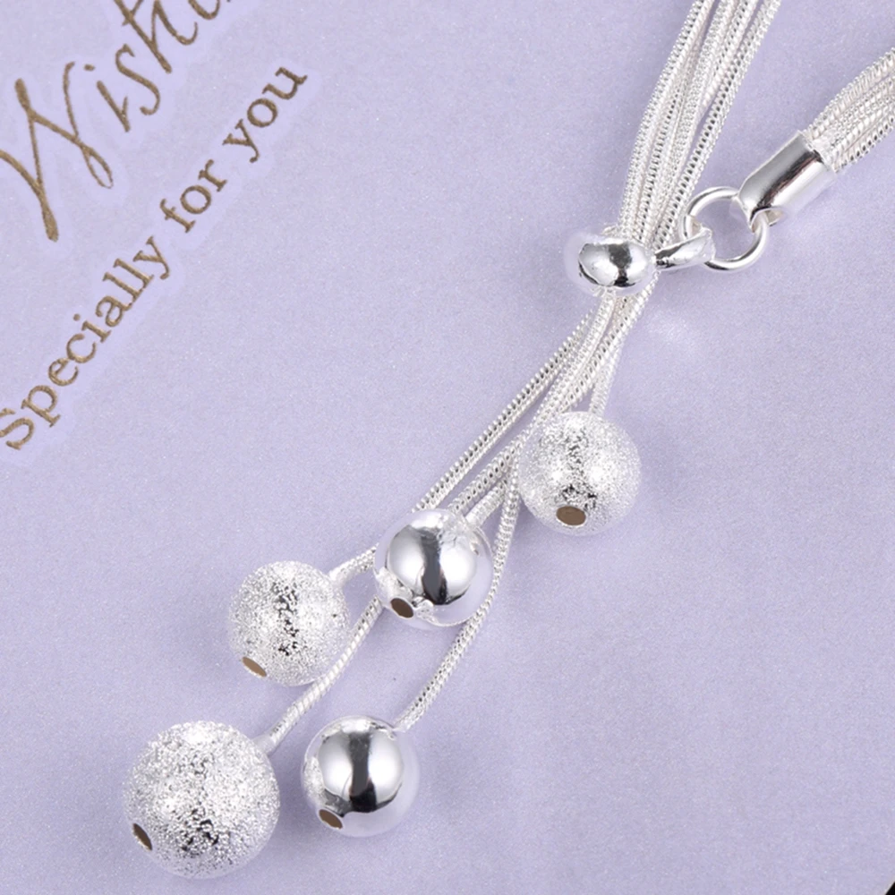 Богемные серебряные многослойные цепочки круглые бусины 20 см браслеты для