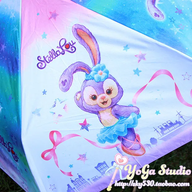 Японский мультфильм Симпатичные Даффи Медведь Друзья Stellalou Rabbit зонтик от солнца