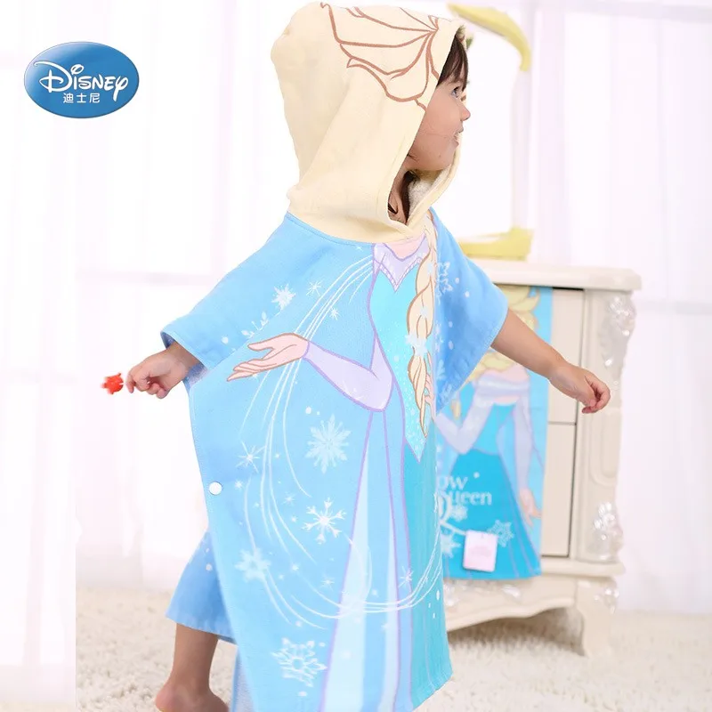 Банное полотенце Disney Mickey Minnie хлопковый плащ с капюшоном для детей пляжное