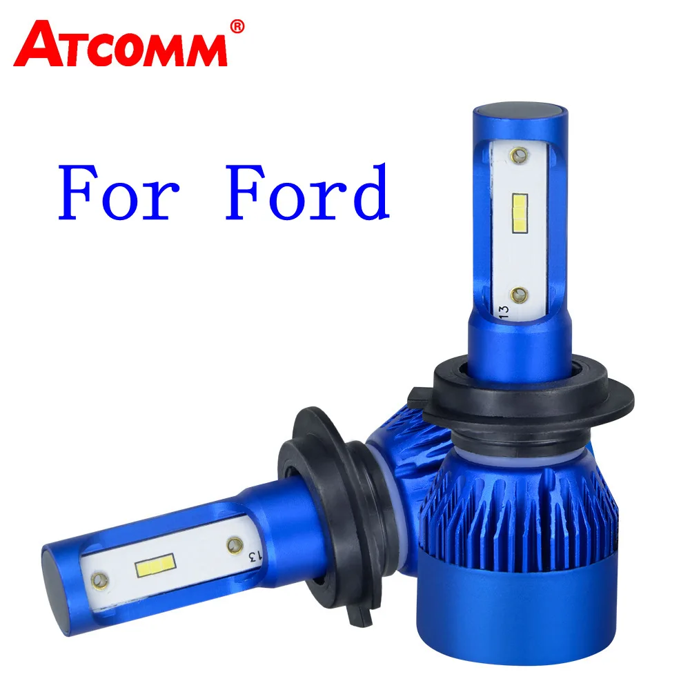 2 шт. Автомобильные светодиодные лампы H4 H7 H11 12 В 6500 к лм|Передние LED-фары для авто| |