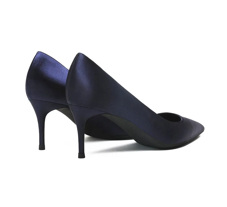 KATELVADI/женские туфли-лодочки женские туфли на шпильке 6,5 см; chaussure femme Talon; черные свадебные туфли на высоком каблуке K-327