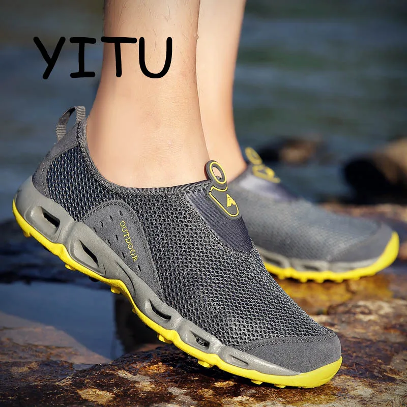 YITU/2018 женская и мужская летняя пляжная обувь прогулочная для воды спортивная