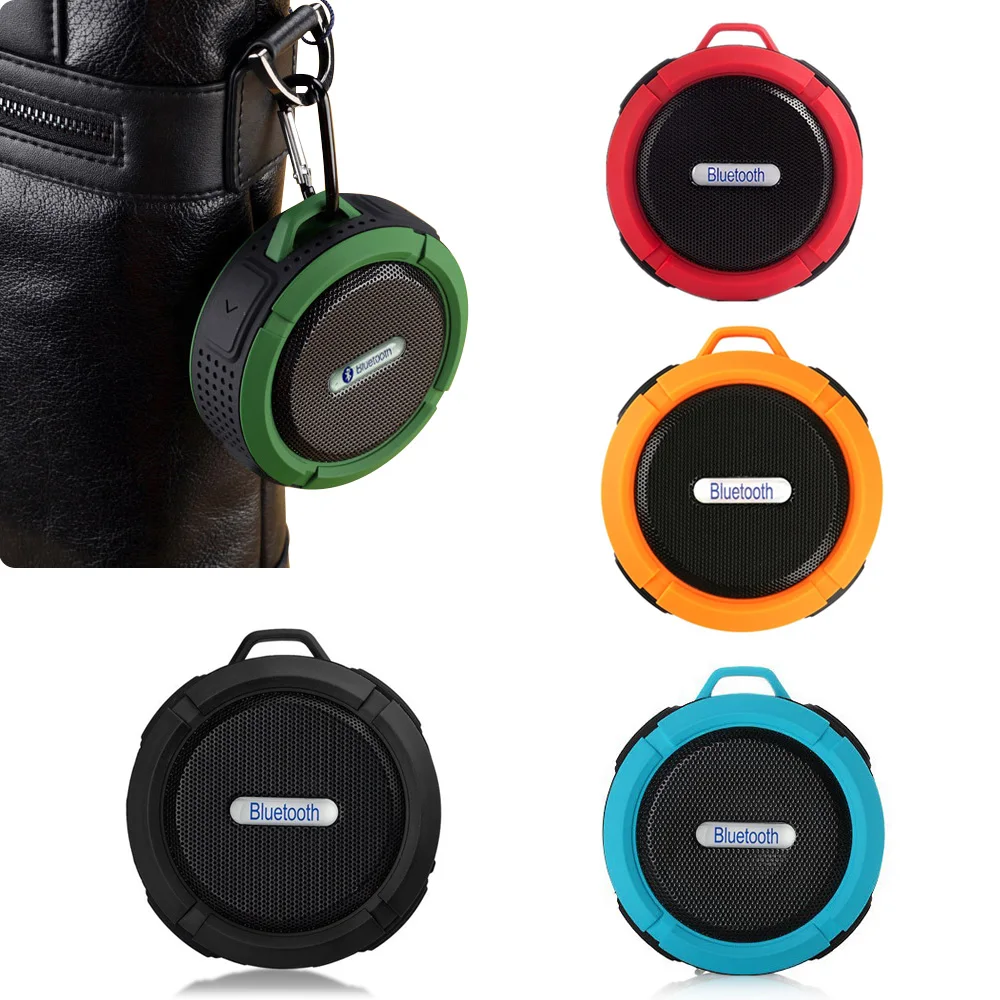Q1 портативный громкоговоритель Bluetooth Водонепроницаемая беспроводная резонирующая коробка саундбокс с микрофоном для смартфона iphone xiaomi huawei PC