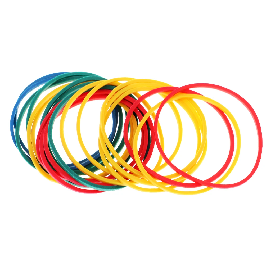 

20pcs 14cm Perimeter Rubber Band DIY Toy Drive Belt Parts Colorful