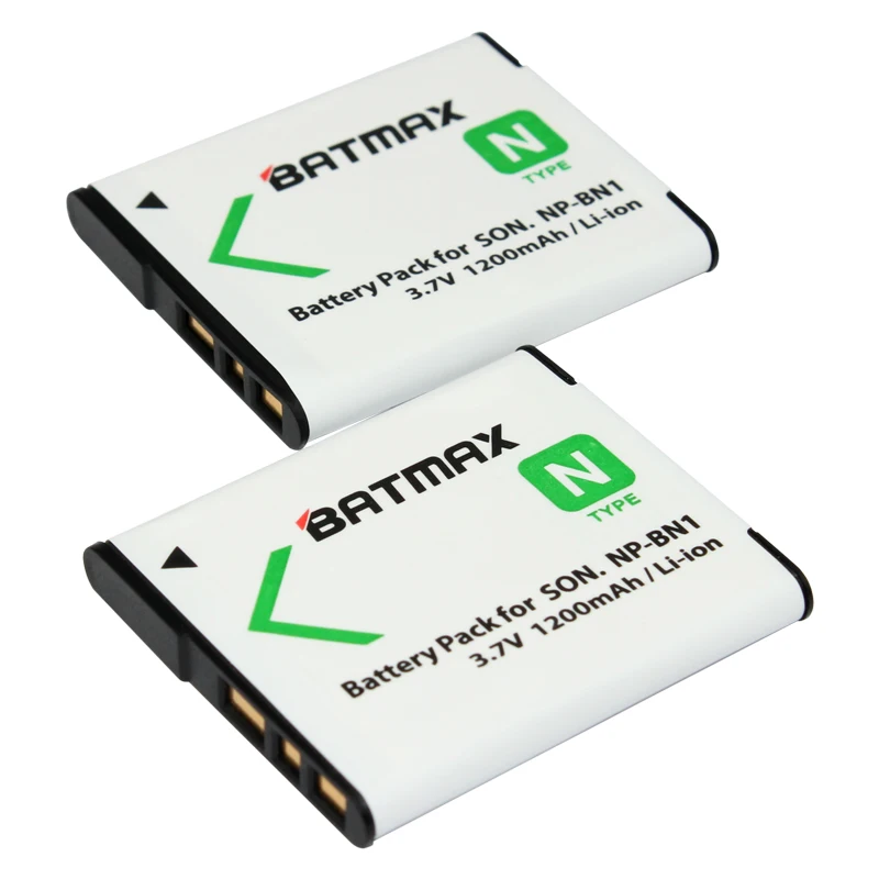 2 шт. 1200 мА/ч NP-BN1 NP BN1 NPBN1 батареи и USB Dual Зарядное устройство для Sony детали Cyber-Shot DSC