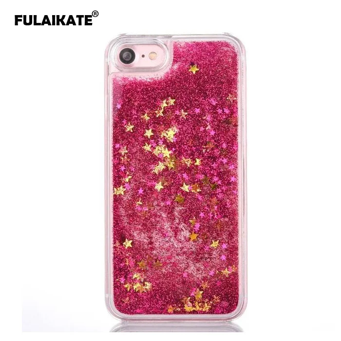 FULAIKATE для iphone 7 Plus зыбучий песок звезда динамический Жидкий чехол блестящая