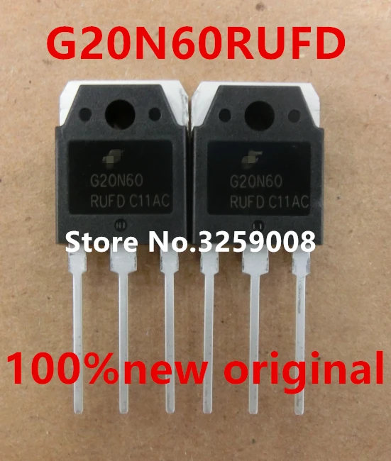 

G20N60 SGH20N60RUFD 100%new original 10PCS