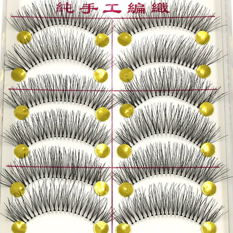 Накладные ресницы YOKPN ручной работы прозрачные хлопковые стебли естественно