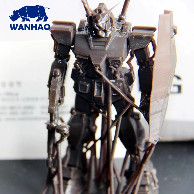 Wanhao 0.5L 405nm моющаяся резина для воды 500 мл/бутылка для DLP ЖК SLA 3d принтер Новая алюминиевая упаковка с высоким качеством