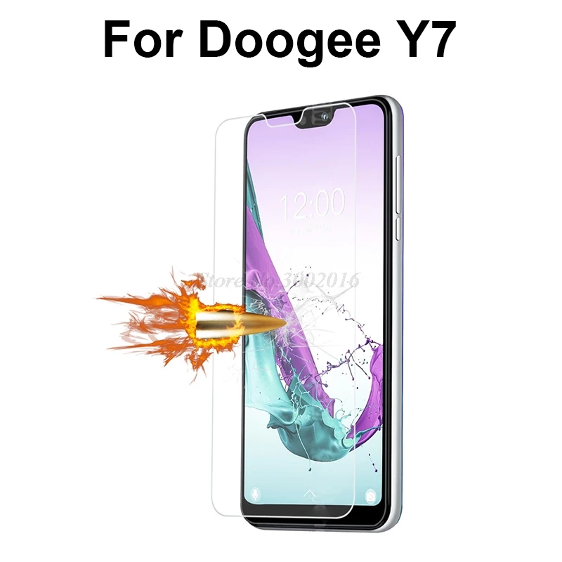 Защитная пленка для экрана Doogee Y 7 Y7 2 шт./лот закаленное стекло 9H 2.5D Премиум