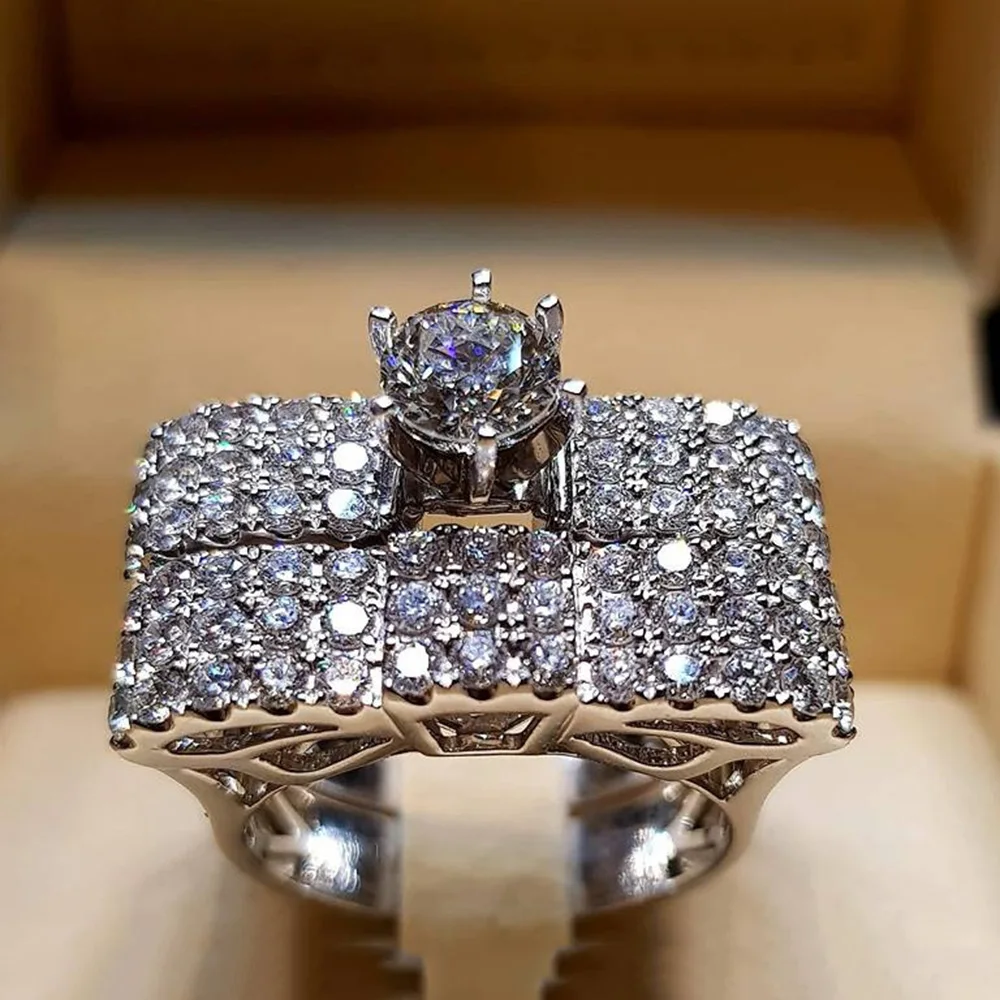 R1209 Серебряное натуральное Ювелирное кольцо с белым кристаллом, Свадебные обручальные кольца для женщин, панк аксессуары в готическом стиле, подарок, размер 6, 7, 8, 9, 10 - Цвет основного камня: R1209