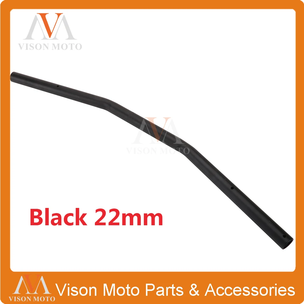 Black 22MM Мотоцикл 22 мм 25 мм алюминиевый руль ручка для Yamaha KTM Honda EXC SX SXF XC CRF YZF WRF MX ATV DRZ Dirt Pit Bike - Цвет: Black 22MM