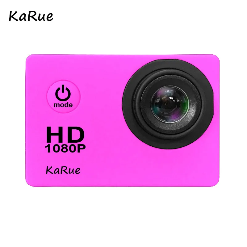 Экшн-камера KaRue 1080P DV Sport 2 0 LCD 90D с объективом спортивная водонепроницаемая камера
