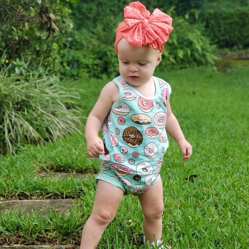 TinyPeople new baby girl summer clothes cotton 2-piece outfit set newborn boy cute infant dress kids gift | Детская одежда и обувь