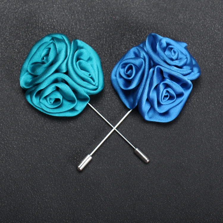 Brand New Lapel Flower Daisy Handmade Boutonniere Stick Brooch Pin Men Cool Beautiful Accessories in Party Wedding Brooches