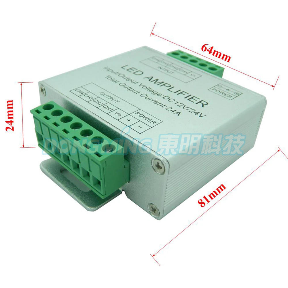 Усилитель светодиодной ленты усилитель контроллера светодисветодиодный 6 А