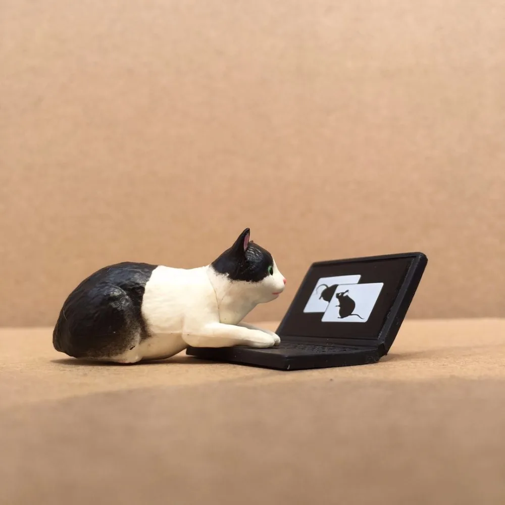 Япония оригинальный pet Capsule игрушечные лошадки 6 шт. Britsh короткошерстная Ragdoll