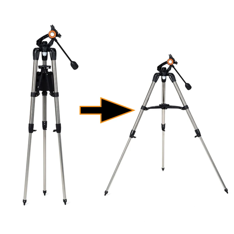 Рефракторный телескоп CELESTRON INSPIRE 100AZ прочный стальной штатив адаптер для