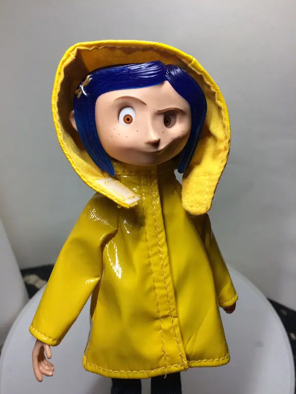 NECA фильм Коралина и секретная дверь плащ ПВХ Фигурки игрушки|Игровые фигурки
