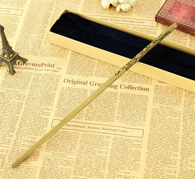 Новый качественный Металлический сердечник HP Deluxe COS Luna Lovegood волшебная палочка