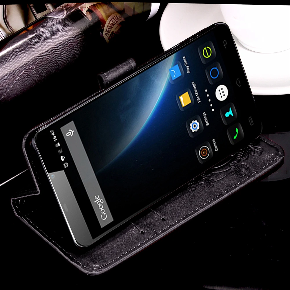 Роскошный кожаный чехол для телефона с бабочкой Для Doogee X3/X5 Max X5 Max Pro/F5/X6 X6 Pro, задняя крышка с откидной крышкой, чехол-кошелек с подставкой