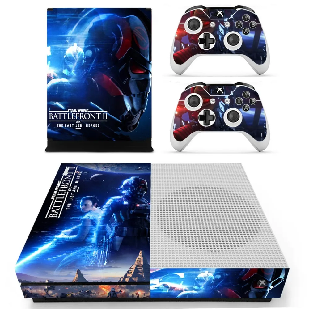 Звездные войны виниловая кожа наклейки для XBOX One S консоль с двумя беспроводными