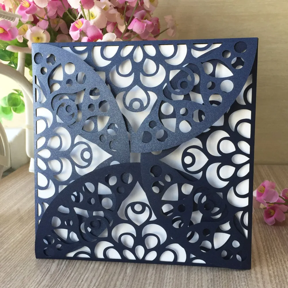 Уникальный дизайн свадебные пригласительные открытки поздравительные на день