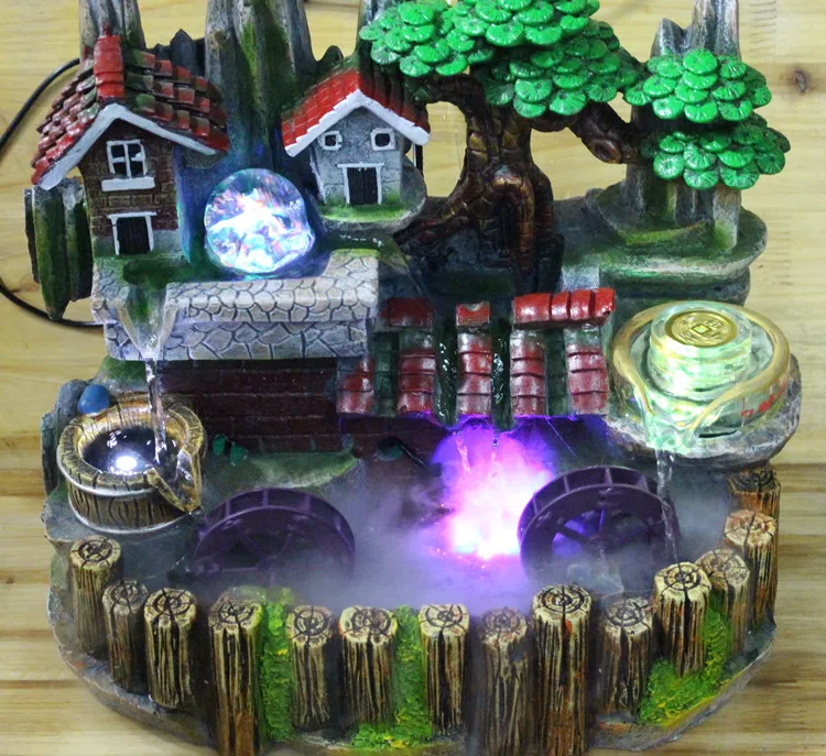 Специальное предложение Китайский фонтан увлажнитель Домашнего Интерьера лаки