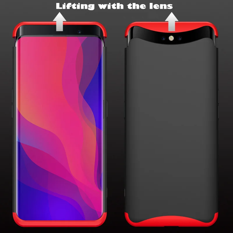 GKK Case for OPPO Find X 360 Full Protection Magnetic Design Shockpoof Hard PC Cover Oppo F1 F3 Plus f5 f7 f9 fundas shell |