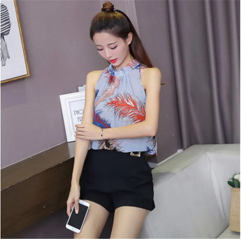Ribbonfish Для женщин Летний Стиль шифон Блузки для малышек Рубашки мальчиков Леди