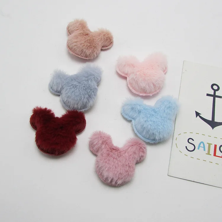 Маленькие размеры 40 шт./лот разноцветные пушистые войлочные мягкие