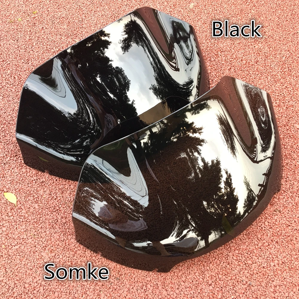 Мотоцикл 13 ''дымчато черный ветровое стекло отделка алюминиевая для Harley Touring