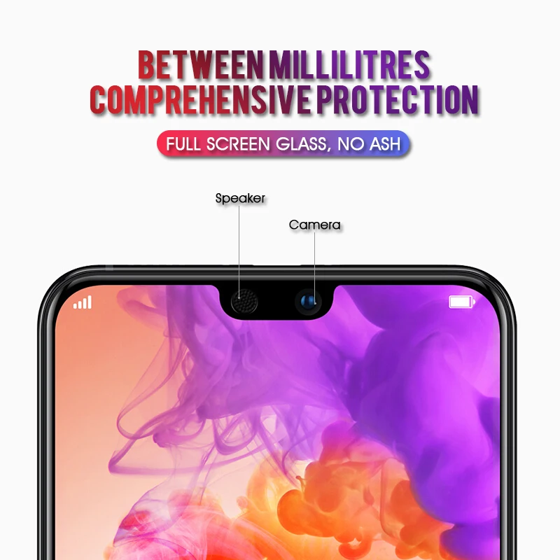 Полностью покрывающее закаленное Стекло для huawei Honor 10 8 9 Lite 8c s 8X Экран защитная