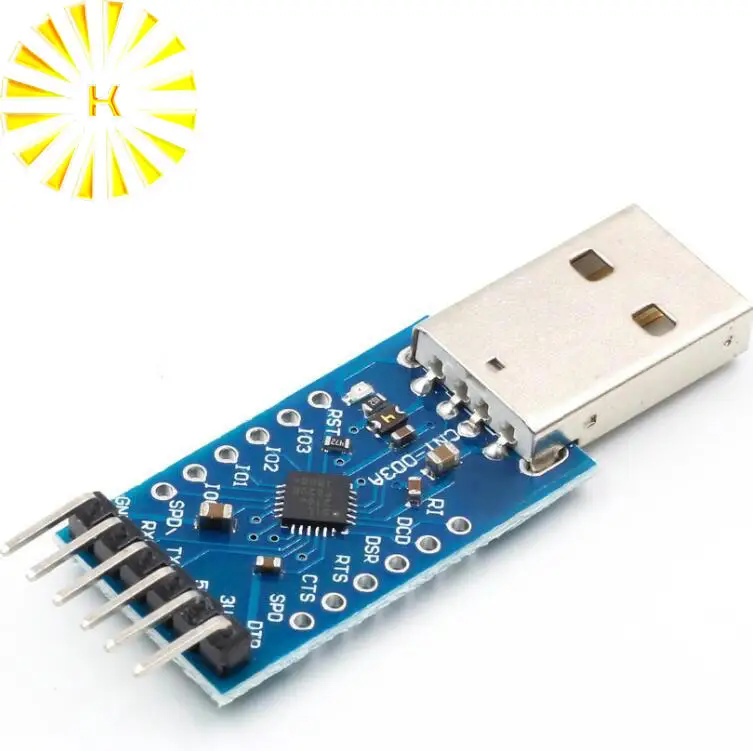 USB 2 0 к TTL UART 6 Контактный Модуль последовательный преобразователь CP2104 PRGMR