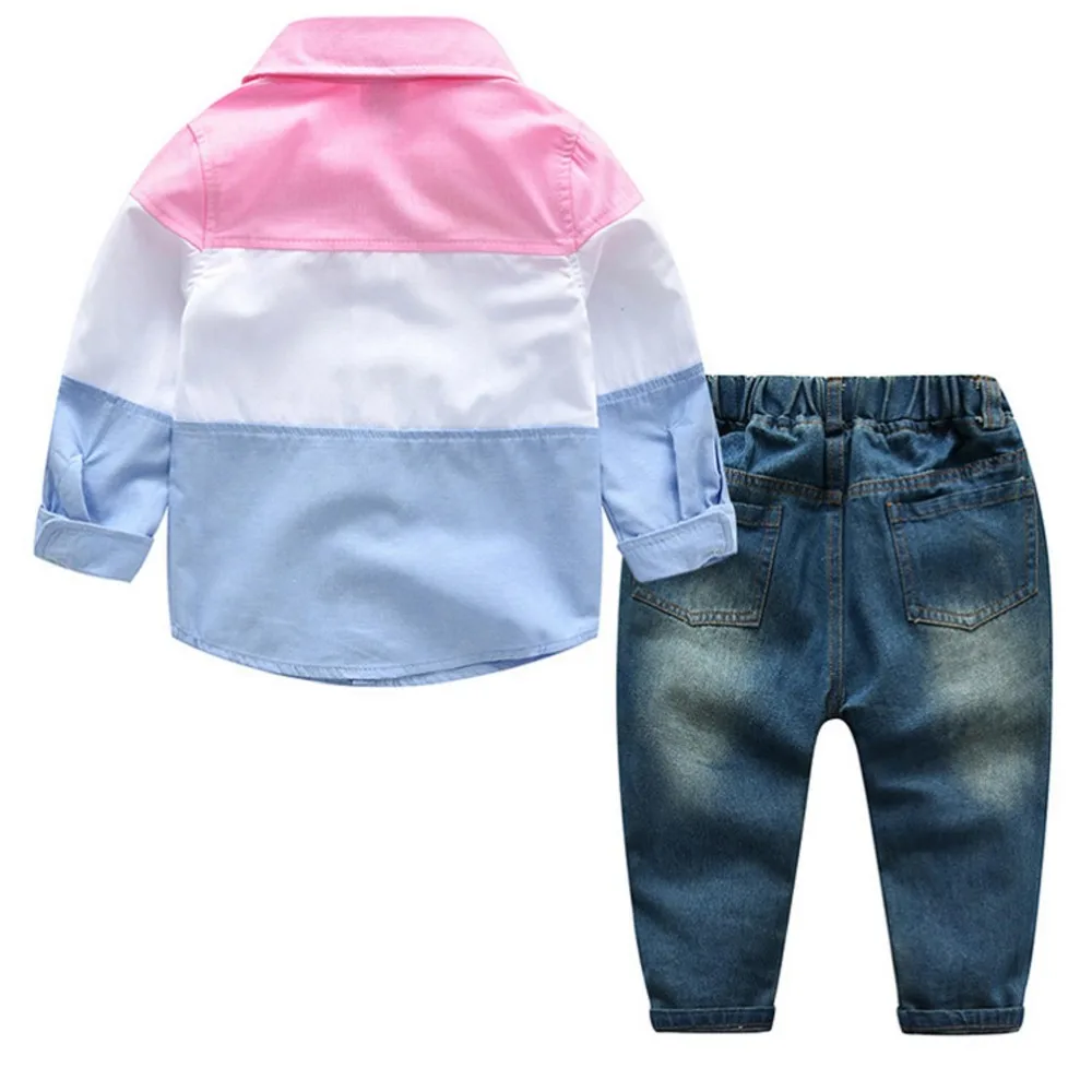 2018 Fashion Boys Clothing Autumn Spring Shirt + Vest Pant+Bow 4 Pieces Baby Wedding Kids Boy Gentleman Leisure |