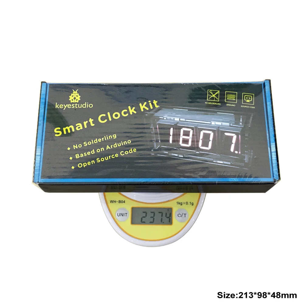 Новый товар! Умные часы Keyestudio набор для обучения программированию Arduino с FTDI + PDF|clock