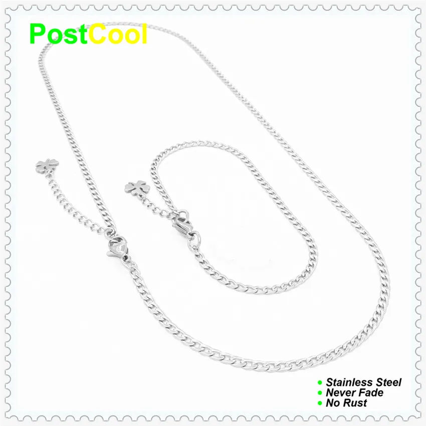 Комплект из колье и серёг ширина цепочки 3 мм 100% см 18/20/22 | Украшения аксессуары