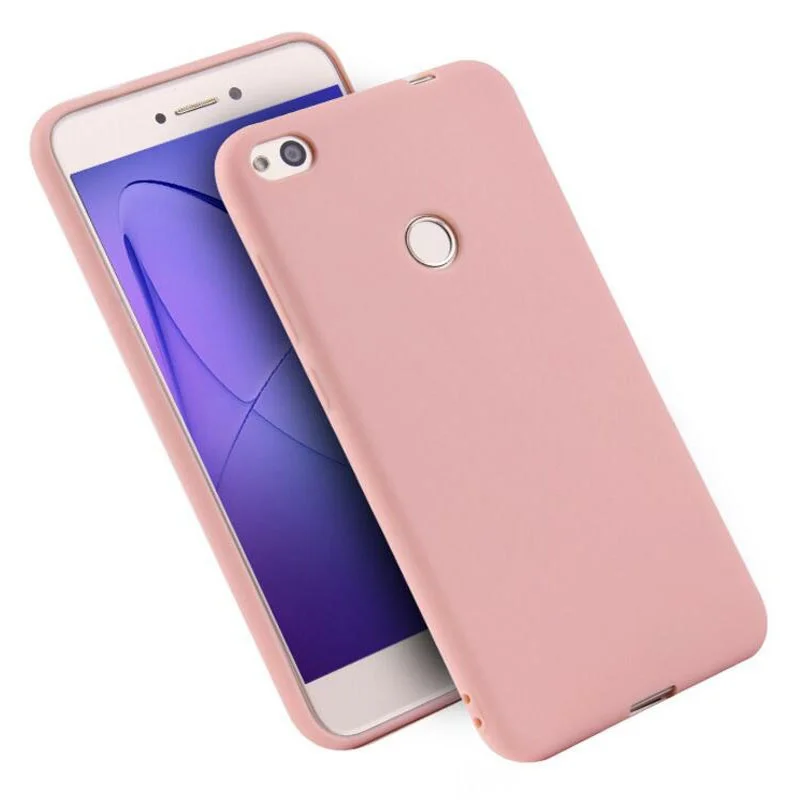 Мягкий матовый чехол из ТПУ для Huawei P8 Lite цветной чехол на для Honor 8 Lite защитный силиконовый бампер Coque Fundas Capa корпус