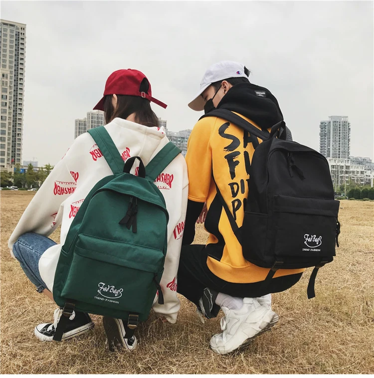 Harajuku Ulzzang, пара рюкзаков, нейлон, для женщин и мужчин, рюкзак, корейский стиль, для колледжа, школьная сумка для подростков, девочек, мальчиков, mochilas mujer