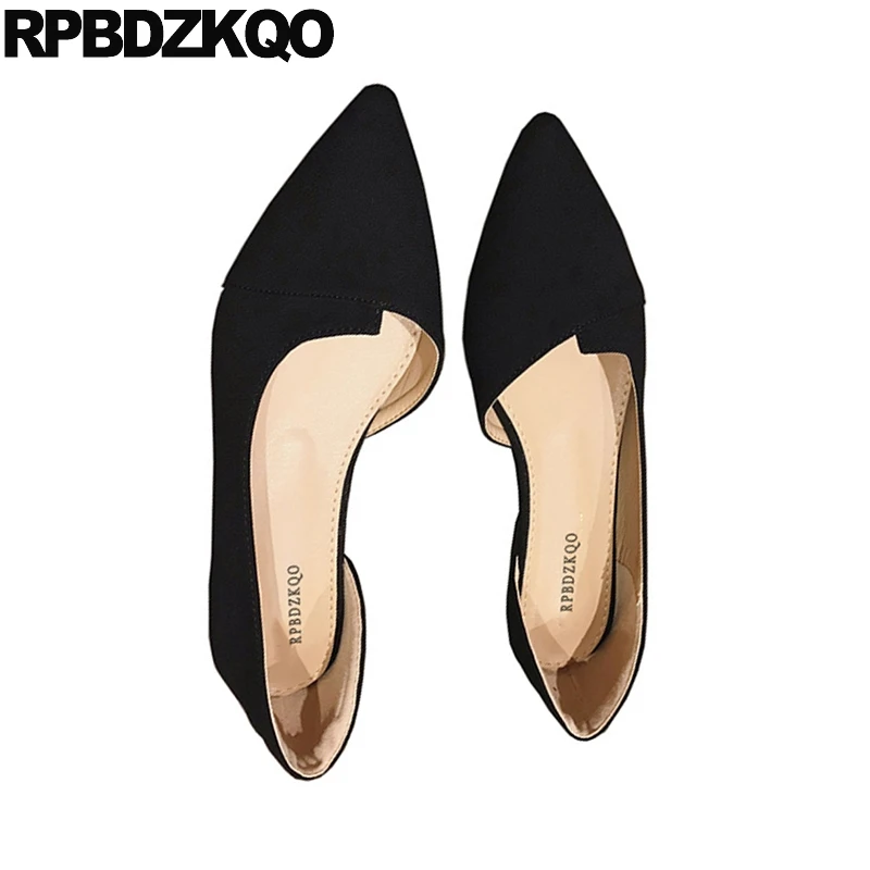 Сандалии большого размера розового цвета Цвет черный белый на плоской подошве