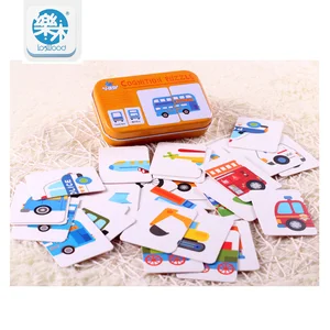 Железный ящик, игра-головоломка, обучающая карта, китайский английский язык, фрукты, животные, трафик, Развивающие детские игрушки oyuncak