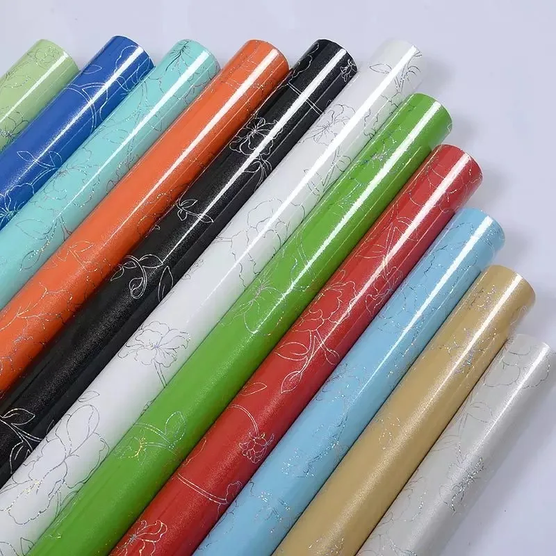 

60*200cm Furniture Kitchen Cabinet Wall Stickes Cabinet Vinyl Self Adhesive Wallpaper Wardrobe Cupboard Home Decoration Stickers
