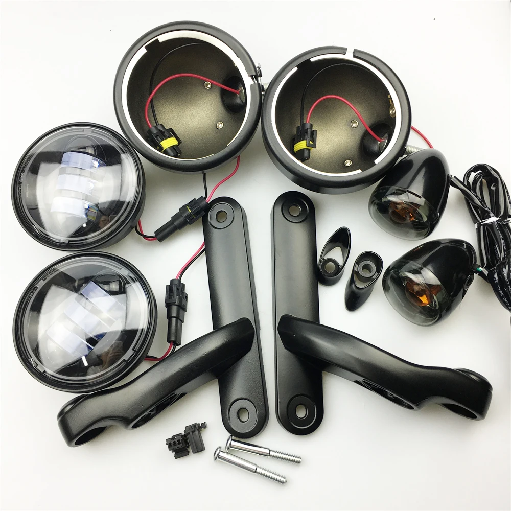 Черные вспомогательные кронштейны для фасветильник противотумансветильник с