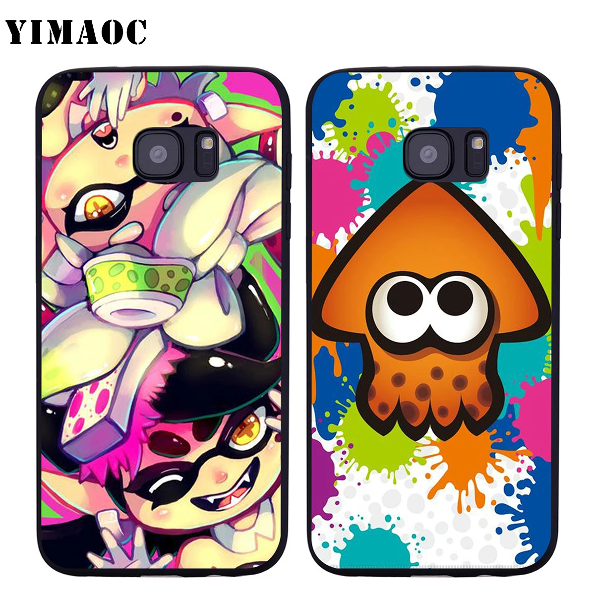 Мягкий силиконовый чехол YIMAOC Splatoon для Samsung Galaxy S6 S7 Edge S8 S9 Plus A3 A5 A6 Note 8 9 | Мобильные