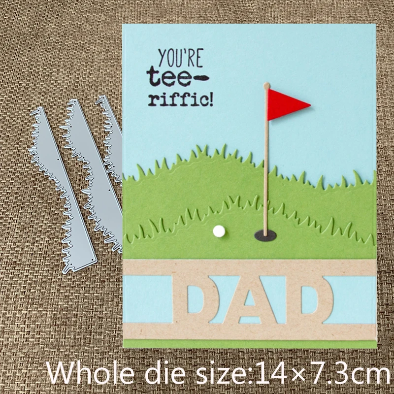 Новый дизайн металлические Вырубные штампы новинка 3 шт. украшение для газона