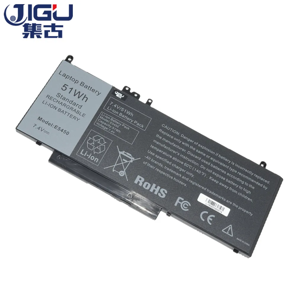 

JIGU G5M10 Laptop battery For DELL Latitude E5450 E5470 E5550 E5570 8V5GX R9XM9 WYJC2 7.4V 51WH