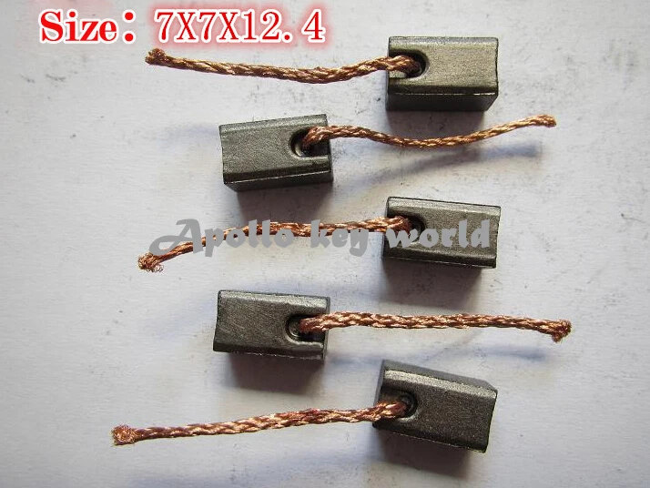 Угольные щетки для автомобильного нагревателя вентилятор воздуходувка (7*7*12 4