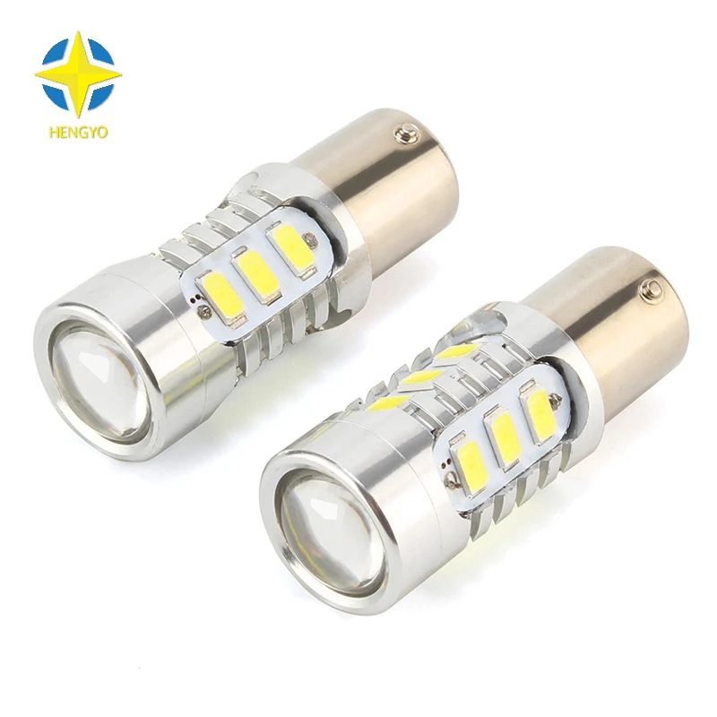 

2pcs/lot 1156 15SMD LED 5730 BA15S led 15led Tail Light LED Reverse Turn Signal Brake Parking lights DRL